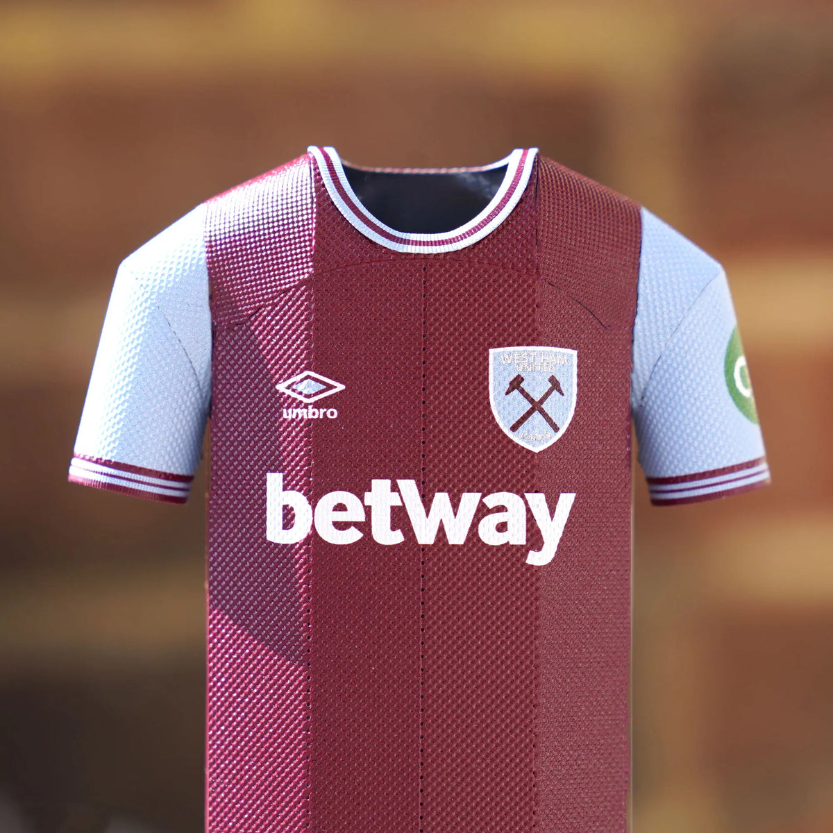West Ham United 2024/25 season metal shirt collectible
