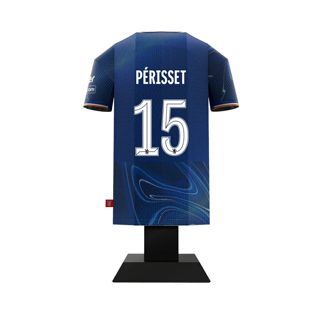 Perisset 15 Chelsea home shirt