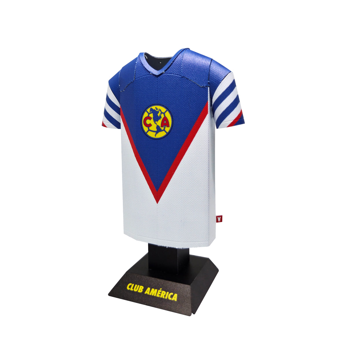 Club America soccer jersey on a mannequin with a white background