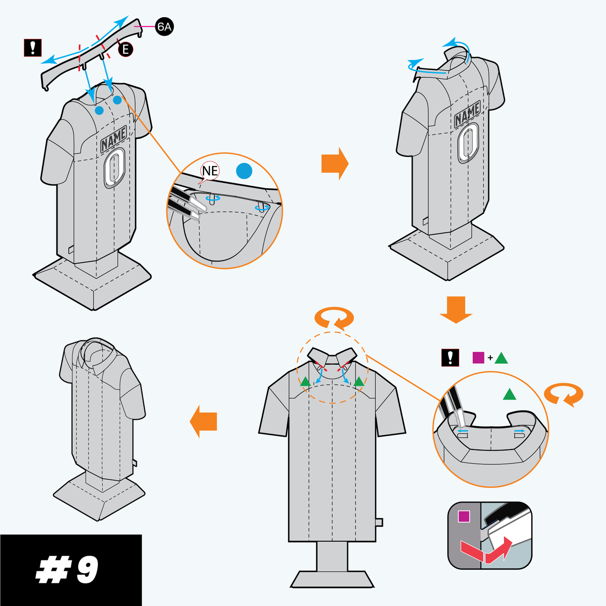 instructions for the decals