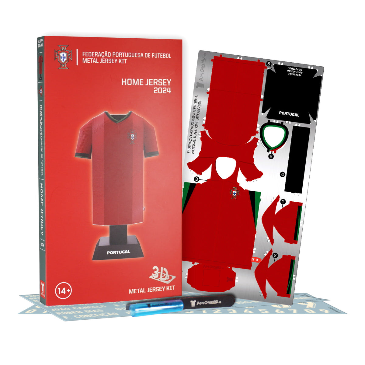 Portugal metal home shirt buildable kit