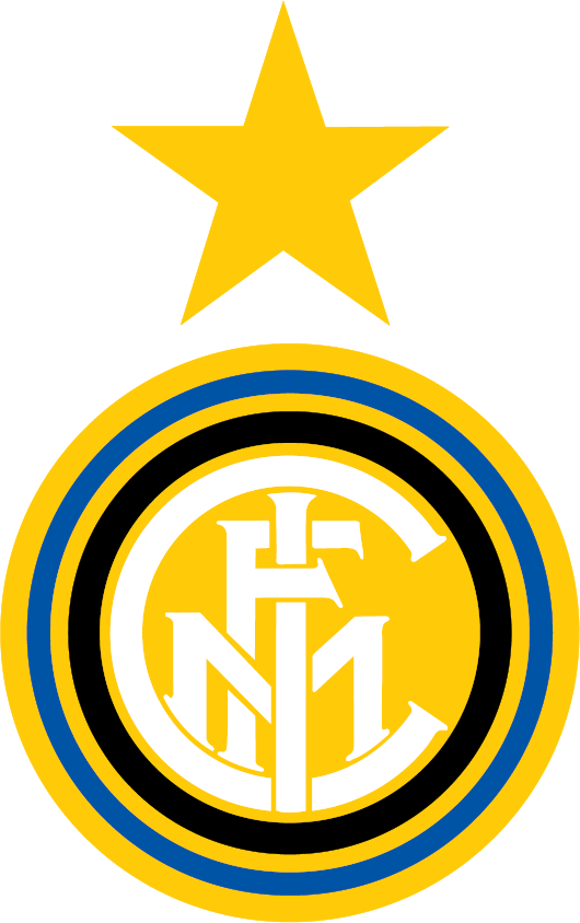 The classic retro Inter Milan crest used from 1989 to 1999