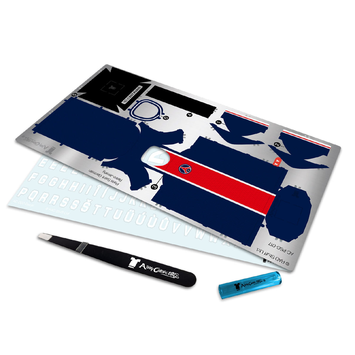 PSG retro jersey kit flatlay