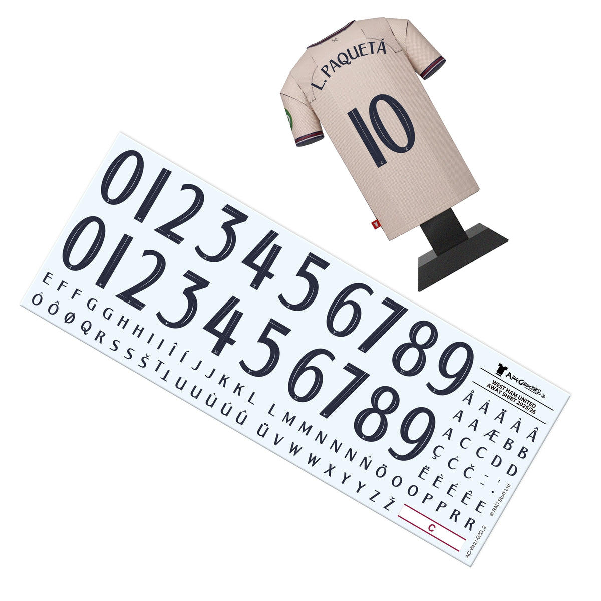 Beige sports jersey with number 10 on a white background
