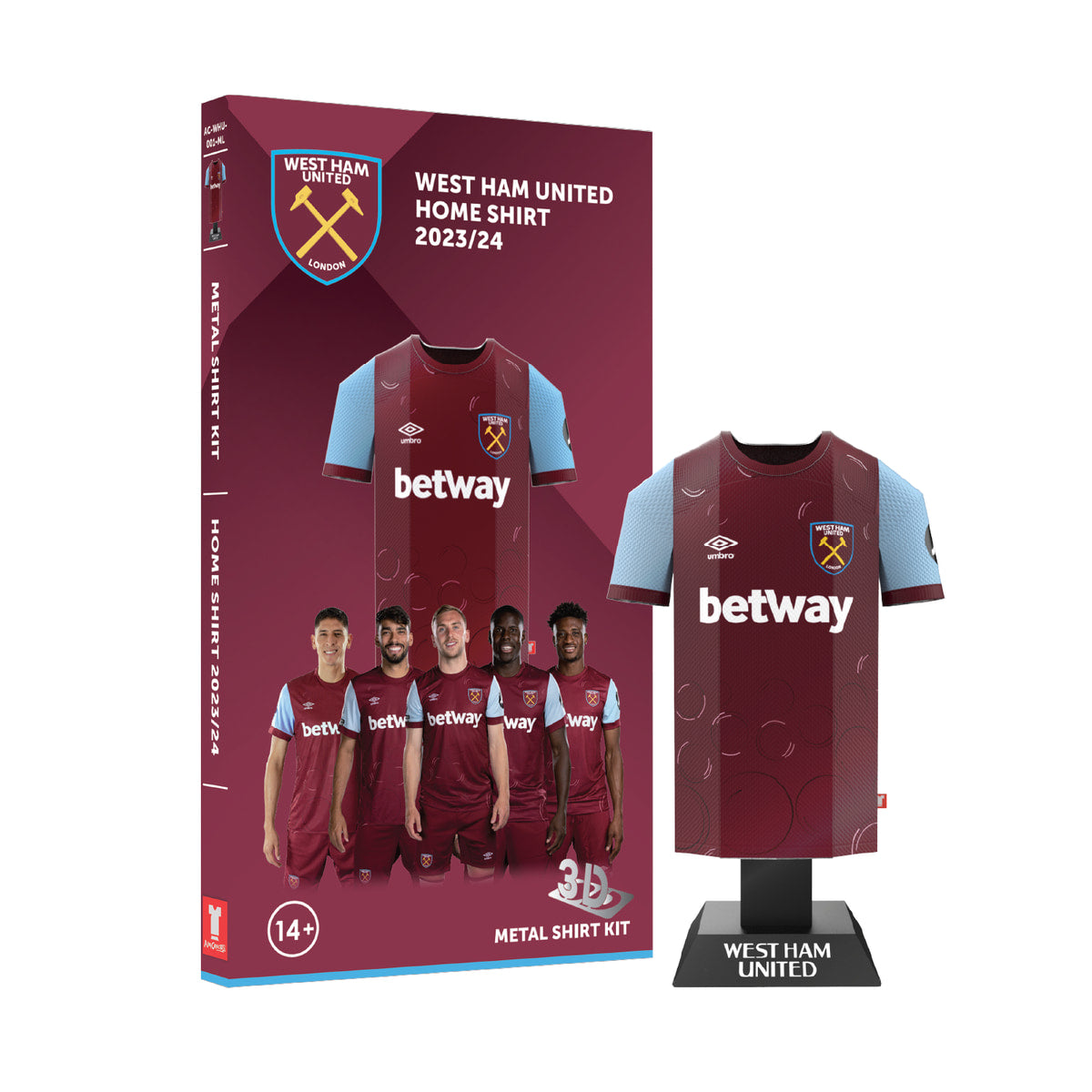 West Ham shirt in packaging